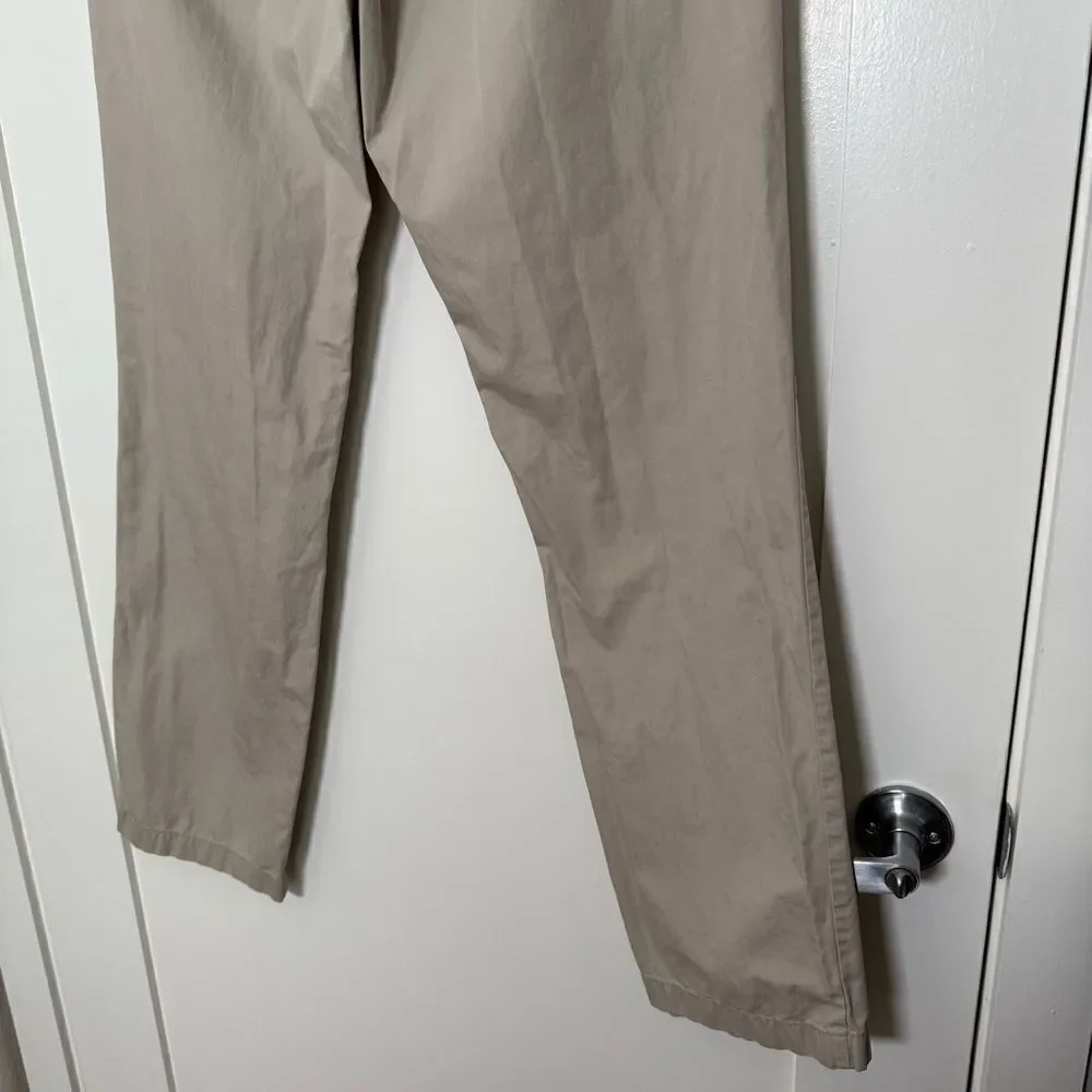 J Crew Pants Mens 32x34 Beige Essex Pant Chino Straight Leg Lightweight Coastal